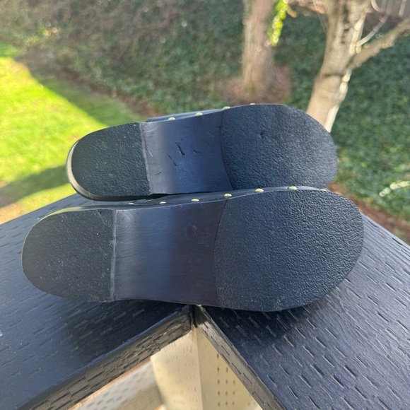 Lands End Canvas 1963 Women’s Black‎ Faux Leather Slip On Loafers Size 8 - Picture 8 of 9